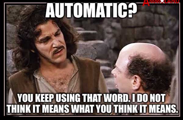 What Automatic Rifle Means