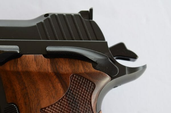 The Sig P210 has a frame mounted 1911-ish safety