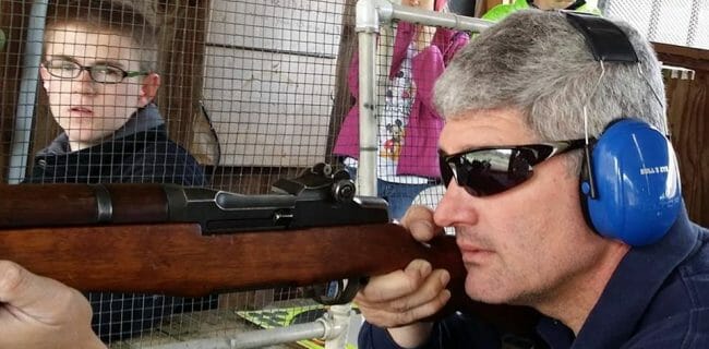Shak Hill, "Hunted when I was young, started at 12 years old with a shotgun. Now, I own several handguns and long rifles, including a couple suppressors. All of my children and my wife are now comfortable handling firearms, and we go shooting as a family pretty regularly."