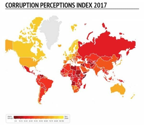 Corruption Perceptions Index 2017