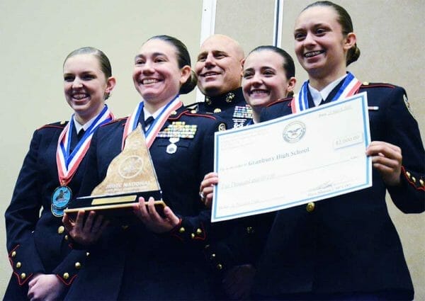 Granbury Texas High School ROTC Team