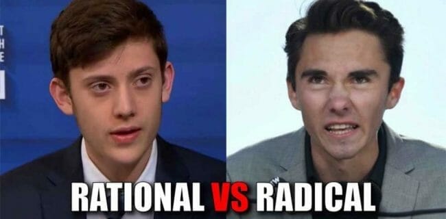 Kyle Kashuv vs David Hogg