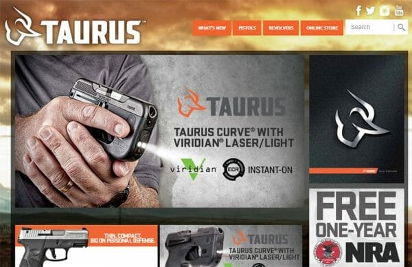 Taurus USA Website