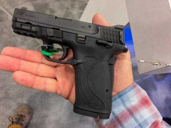 See something unusual about the new Smith & Wesson M&P 380 EZ? Yep, a grip safety.