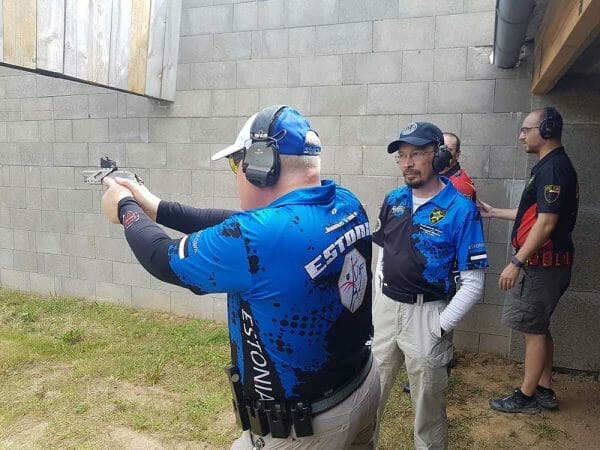 IPSC also emphasizes procedures for safe gun handling and strict adherence to the rules governing the sport.