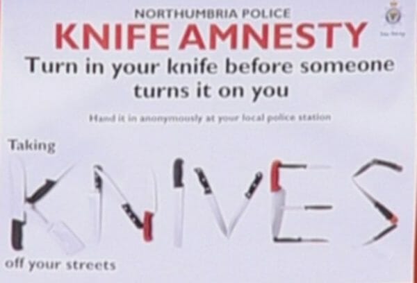 English Judge Says Solution to Knife Crime is to Remove the Point