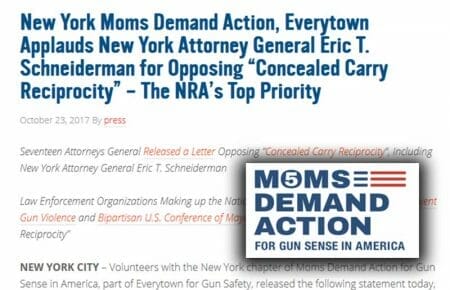 Moms Demand Action endorsed Eric Schneiderman