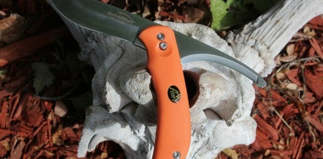 The Outdoor Edge Swingblade knife is actually two knives, so you get a double whammy.