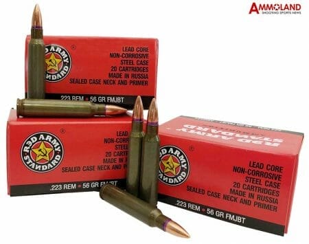 Red Army Standard .223 FMJBT ammunition