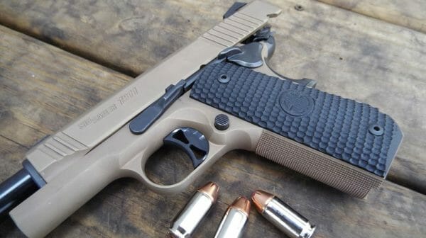 The Sig Sauer Fastback 1911 Emperor Scorpion is a modern .45 that delivers superb performance