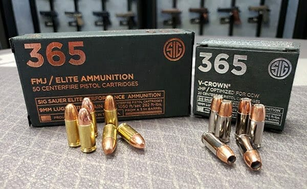 SIG SAUER Introduces New SIG 365 Ammunition Optimized for Everyday Carry