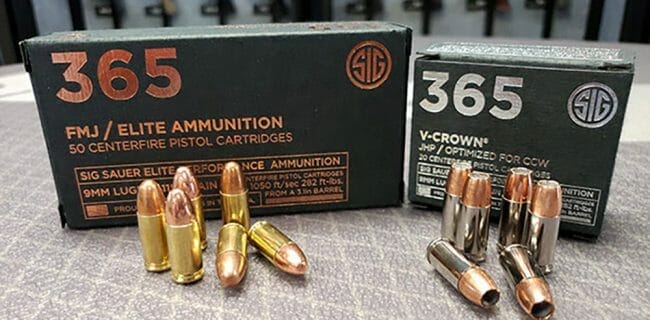 SIG SAUER Introduces New SIG 365 Ammunition Optimized for Everyday Carry