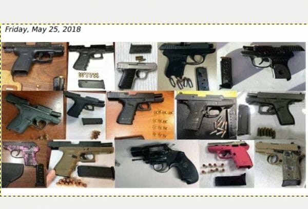 84 Pistols Discovered by the TSA in One Week