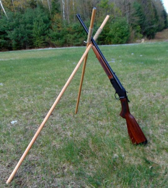 Henry Single Shot Rifle in 45-70 Gov't with Shooting Sticks