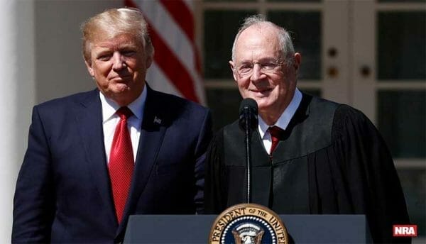 President Donald J Trump and Justice Anthony Kennedy