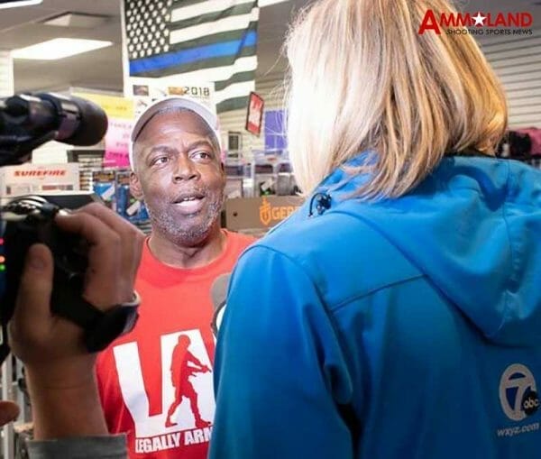 Rick Ector talking with Local Media