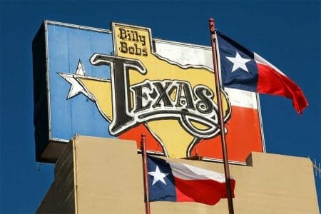 Billy Bob’s Texas Road Sign