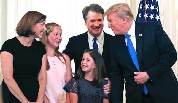 Brett Kavanaugh and Donald Trump