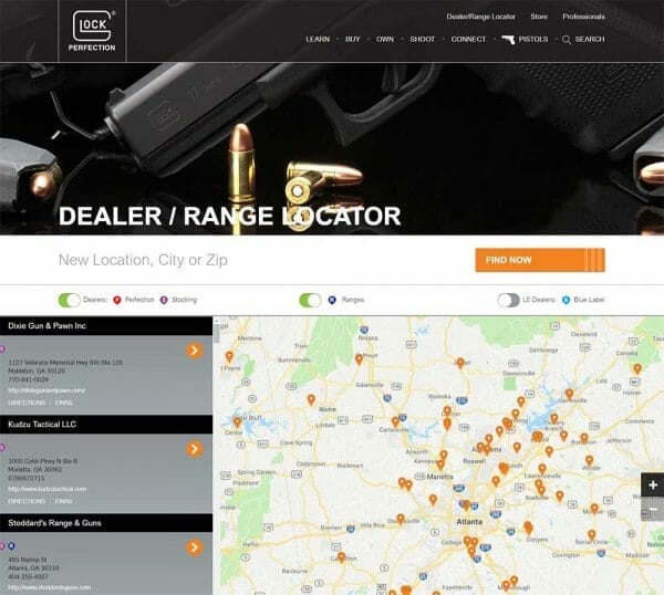 GLOCK Dealer Locator