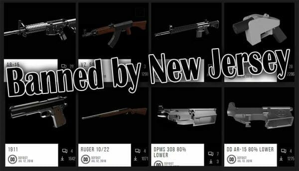 Ghost Guns Files Banned by New Jersey