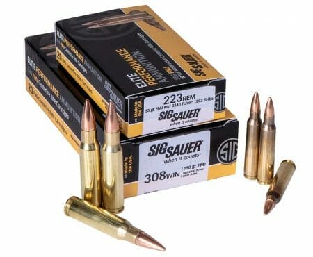 SIG FMJ Practice Ammunition in .223Rem & .308Win