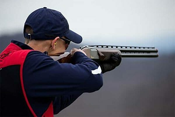 Liberty shooting sports team member Tommy Hartman practices at the Liberty Mountain Gun Club. (Photo by Kevin Manguiob)