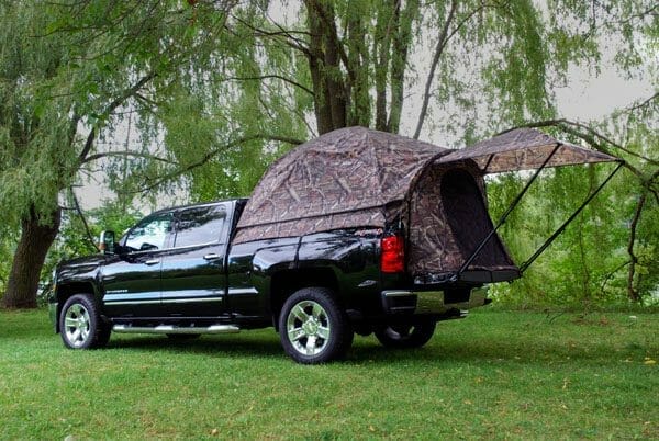 Napier Outdoors Truck Tent Available in Mossy Oak