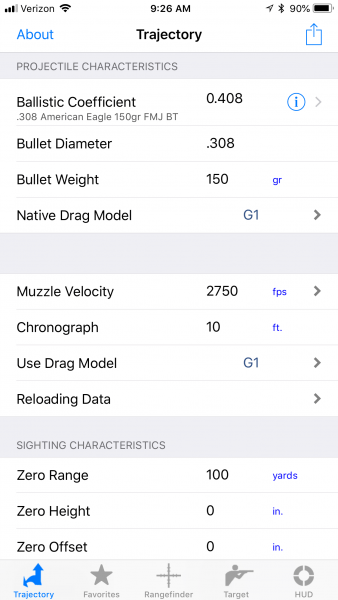 One way or another, your ballistic calculator will need to know the ballistic coefficient of your bullet. 