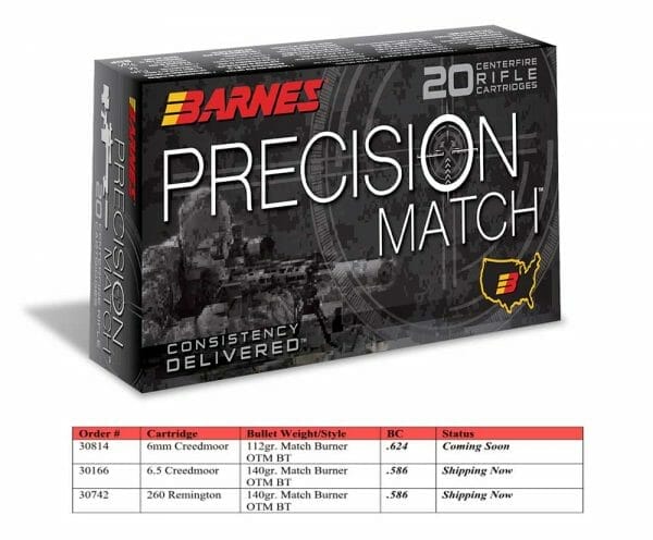 Barnes Precision Match Ammunition