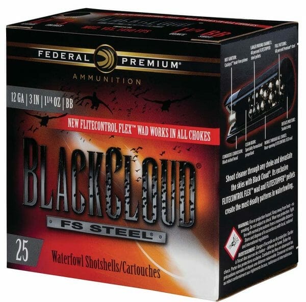 Federal Premium Expand Load Options for Black Cloud with FLITECONTRL FLEX 