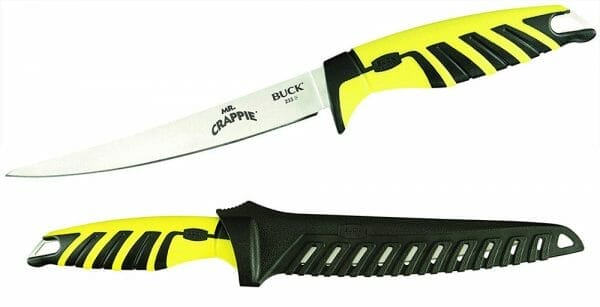 Buck Knives Mr. Crappie 6-Inch Slab Shaver Fishing Knife with Sheath Buck Knives Mr. Crappie 6-Inch Slab Shaver Fishing Knife with Sheath