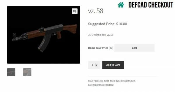 Defcad 3d Gun File Shopping Cart