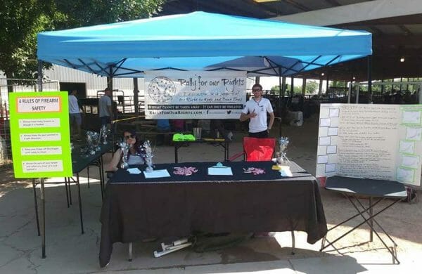 Rally for our Rights Table at Boulder County Fair