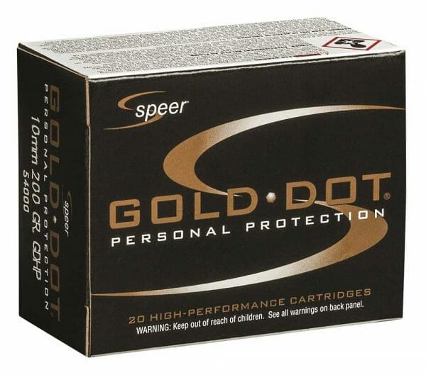 Speer's New Gold Dot 10mm Auto Personal Defense Load Delivers Power