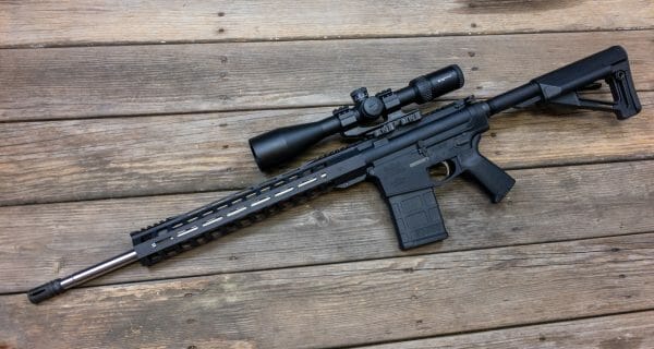 Palmetto State Armory's PA65 6.5mm Creedmoor Rifle with Vortex Strike Eagle scope.