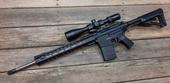 Palmetto State Armory's PA65 6.5mm Creedmoor Rifle with Vortex Strike Eagle scope.