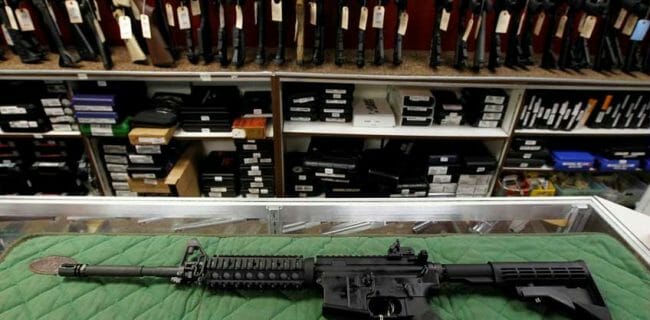 AR-15 Rifle America’s Rifle Gun Shop Counter