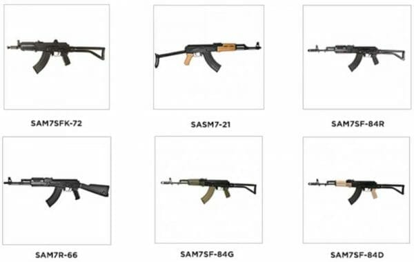 Arsenal, Inc. > SAM7 SERIES > SAM7SF SERIES, 7.62, milled receiver rifle