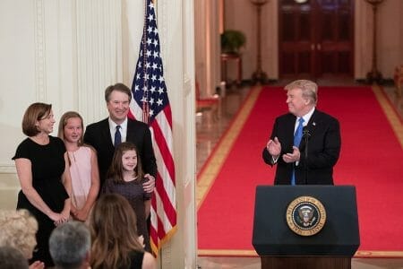 Announcement of Brett Kavanaugh as the replacement for Associate Justice Anthony Kennedy. (White House photo)