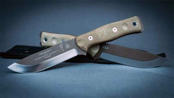 TOPS Knives Fieldcraft knife was designed by The Brothers of Bushcraft