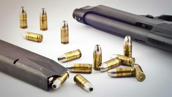 9mm Hollow Point Ammunition Handgun Magazine