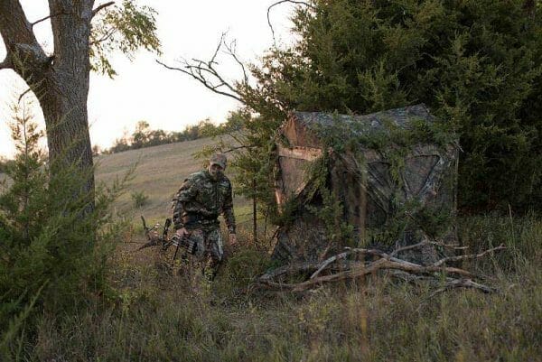 AMERISTEP Ground Blind Hunting