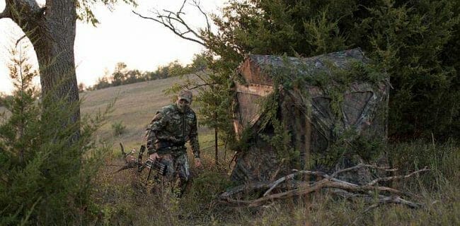 AMERISTEP Ground Blind Hunting