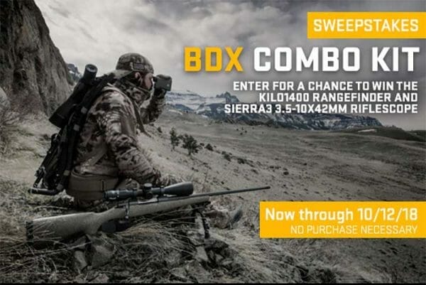  BDX Sweepstakes is a Chance to Win the SIG SAUER Electro-Optics BDX Combo Kit