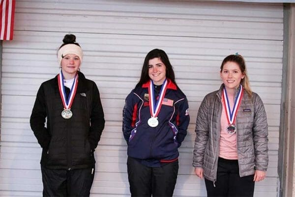 Junior Skeet Women medalists: Katie Jacob, Gold; Gracin Anderson, Silver; Karsyn Ross, Bronze (Photo courtesy of USA Shooting)