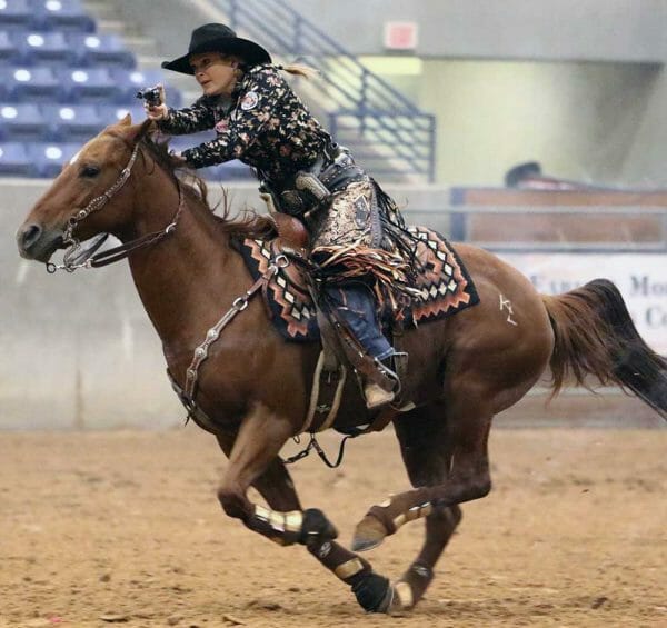 Kenda Lenseigne Cowboy Mounted Shooting