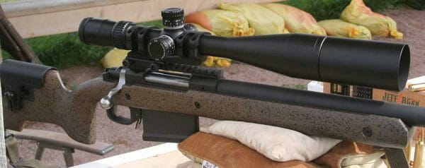 Nikon Black FX1000 Riflescope Mounted on the Ruger M-77 Long Range Rifle