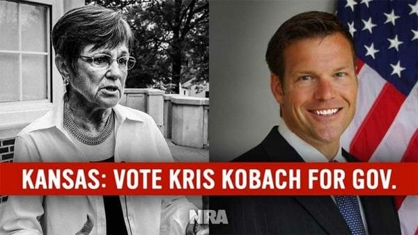Voting Kris Kobach For Governor