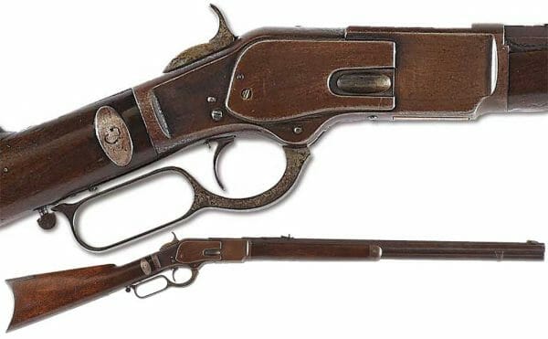 Winchester Model 1873 lever-action rifle attributed to Lakota-Sioux Chief Rain-In-The-Face