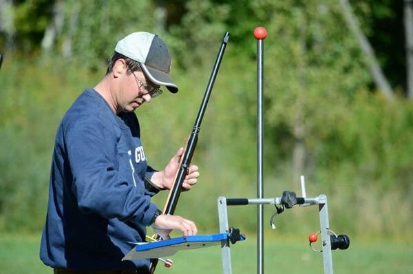 When he’s not competing, Petrotto likes to train others in the sport of shooting.